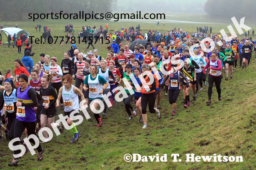 Senior womens 2022 North Eastern Harrier League, Thornley Farm, Peterlee, County Durham. Photo: David T. Hewitson/Sports for All Pics